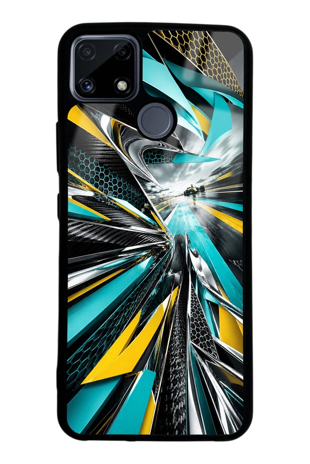Realme C25 Apex Surge Design Glossy Phone Case