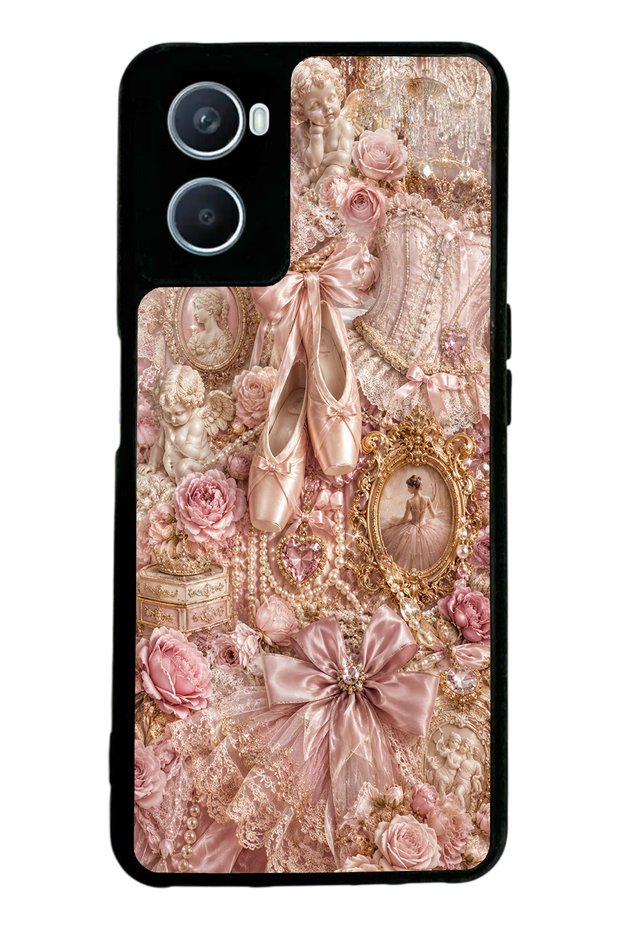 Oppo A96 Angel Ballet Design Glossy Phone Case