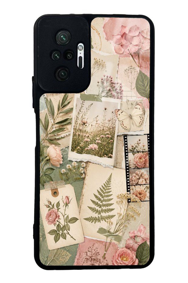 Xiaomi Redmi Note 10 Pro Soft Garden Notes Design Glossy Phone Case