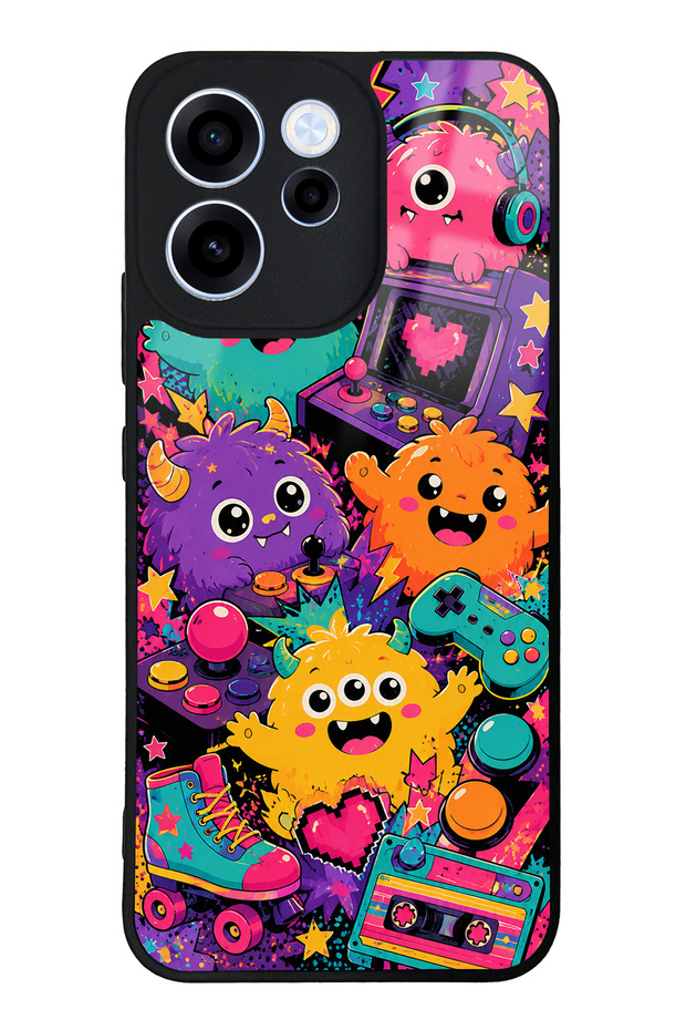 Oppo Reno 15F Monster Game Club Design Glossy Phone Case