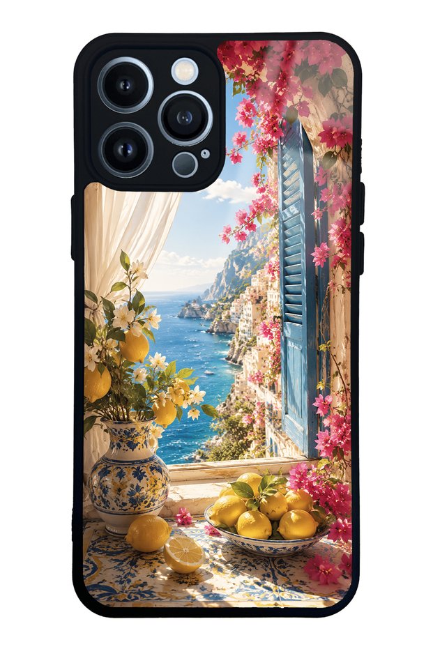 iPhone 13 Pro Max Dolce Vita Amalfi Design Glossy Phone Case