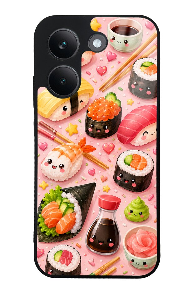 Xiaomi Poco X8 Pro Sushi Love Club Design Glossy Phone Case