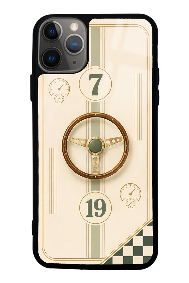 iPhone 11 Pro Max Classic Racer 7 Design Glossy Phone Case