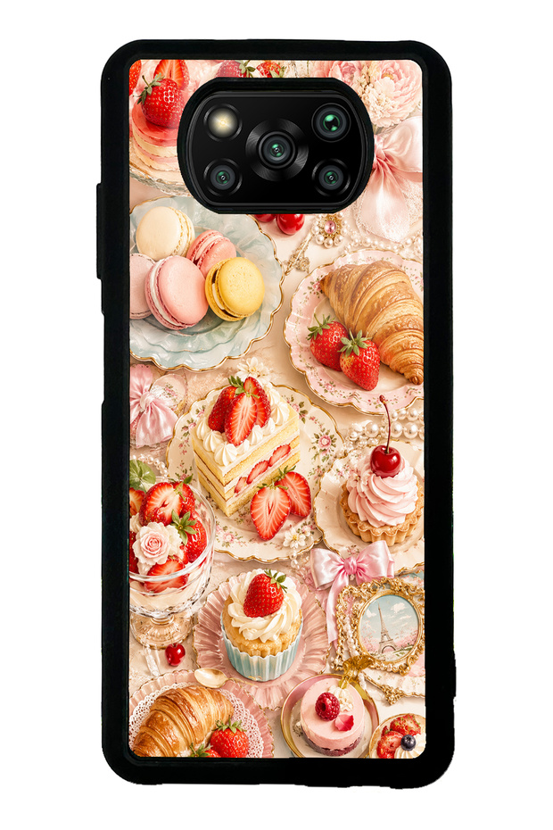 Xiaomi Poco X3 Paris Sweet Berry Design Glossy Phone Case