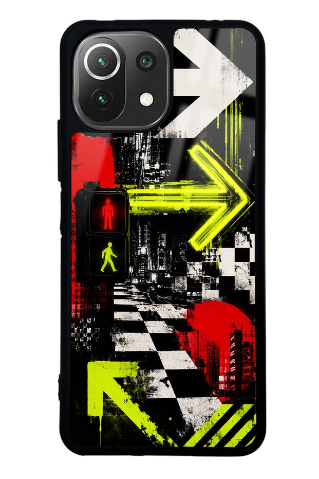 Xiaomi Mi 11 Lite Neon District Design Glossy Phone Case