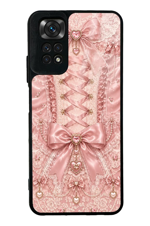 Xiaomi Redmi Note 11S Pink Corset Coquette Design Glossy Phone Case