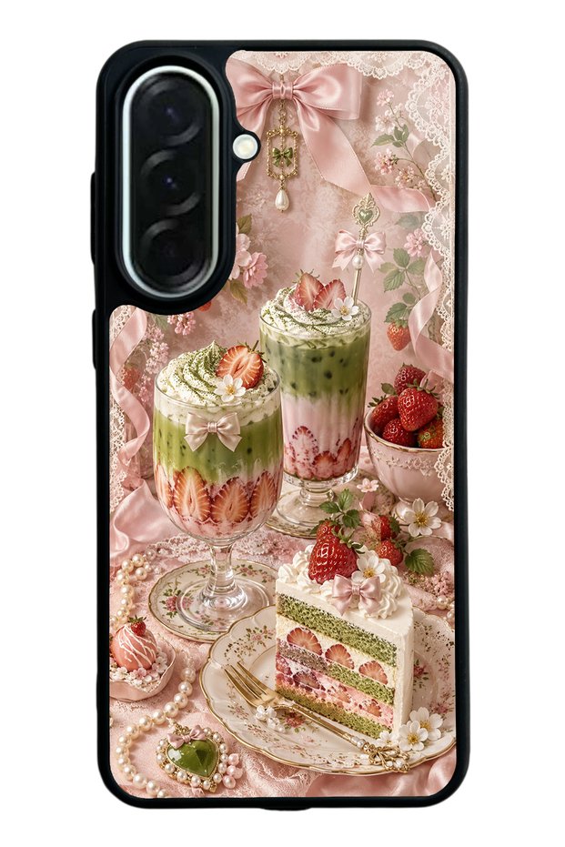 Samsung A37 Berry Matcha Dream Design Glossy Phone Case