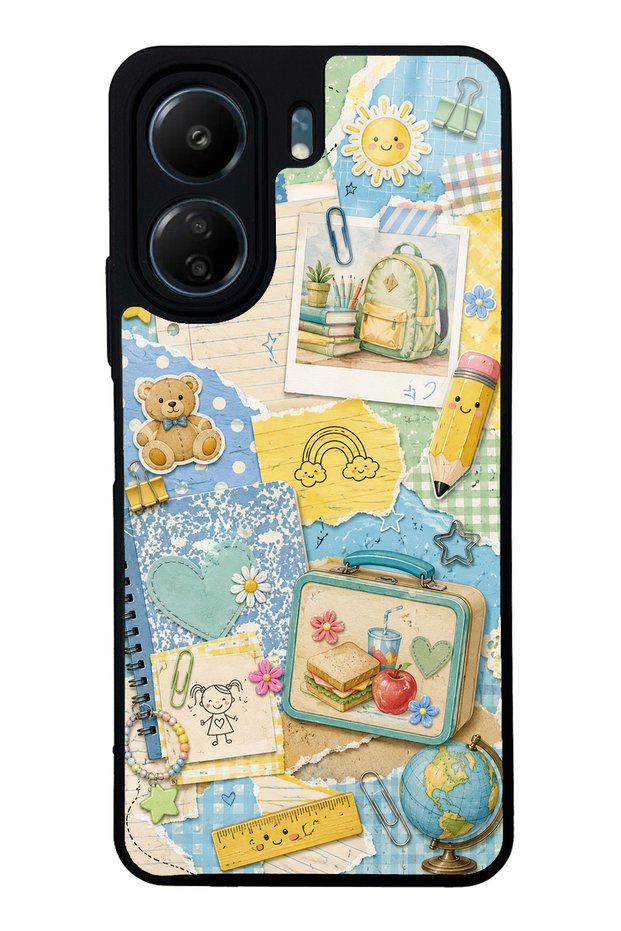 Xiaomi Redmi 13C Campus Notes Design Glossy Phone Case