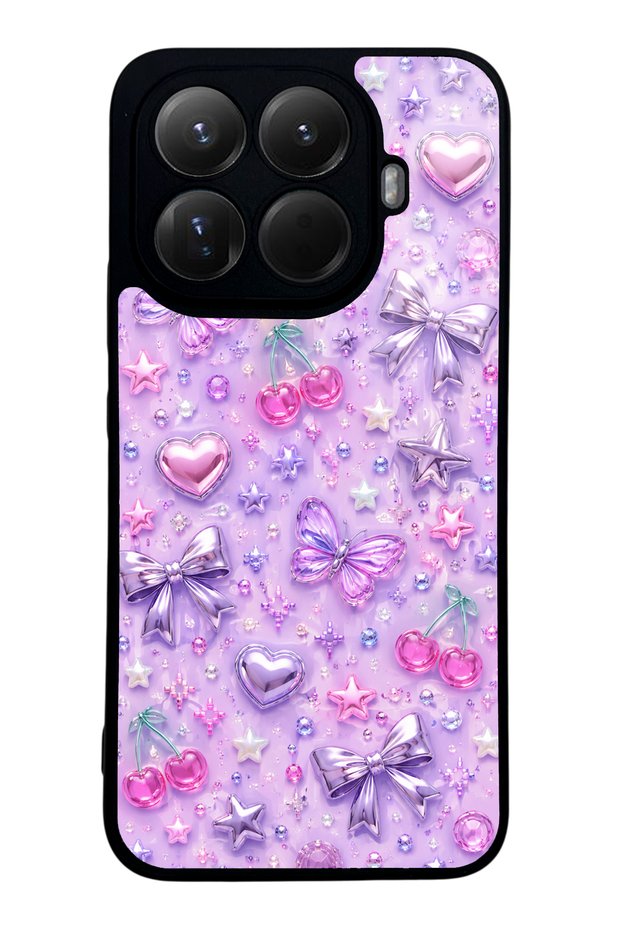 Xiaomi Mi 15t Pro Lilac Charm Pop Design Glossy Phone Case