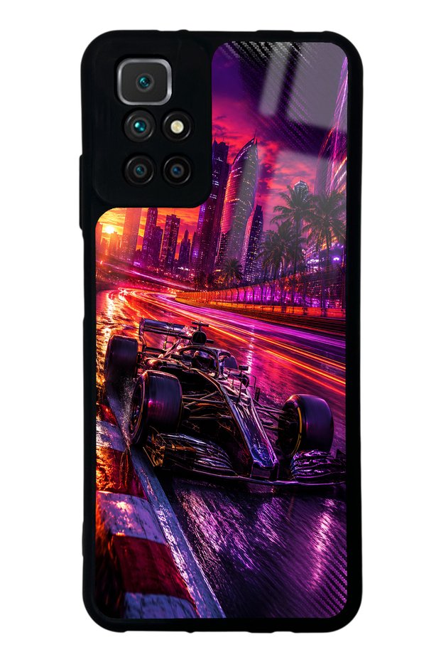 Xiaomi Redmi 10 Purple Apex Design Glossy Phone Case