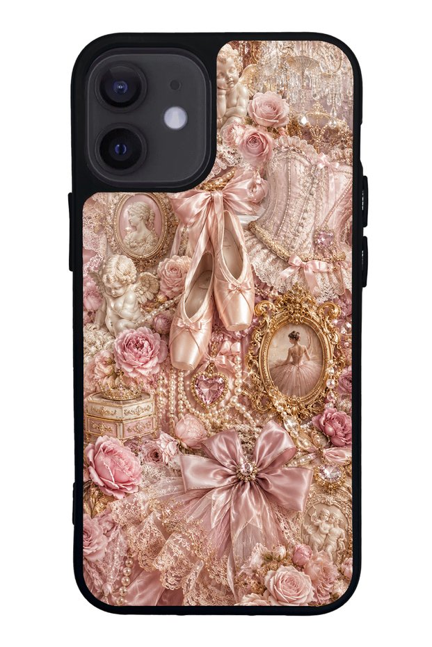 iPhone 12 Mini Angel Ballet Design Glossy Phone Case