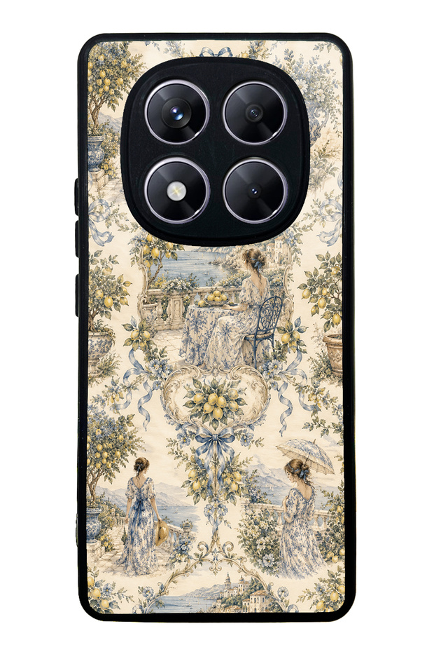 Xiaomi Redmi Note 14 Pro 5g Positano Toile Design Glossy Phone Case