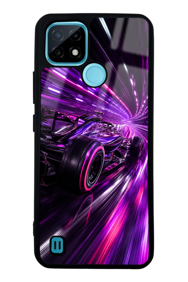 Realme C21 Quantum Drive Design Glossy Phone Case