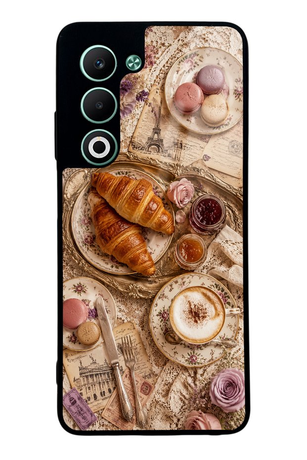 Oppo A5 French Café Romance Design Glossy Phone Case