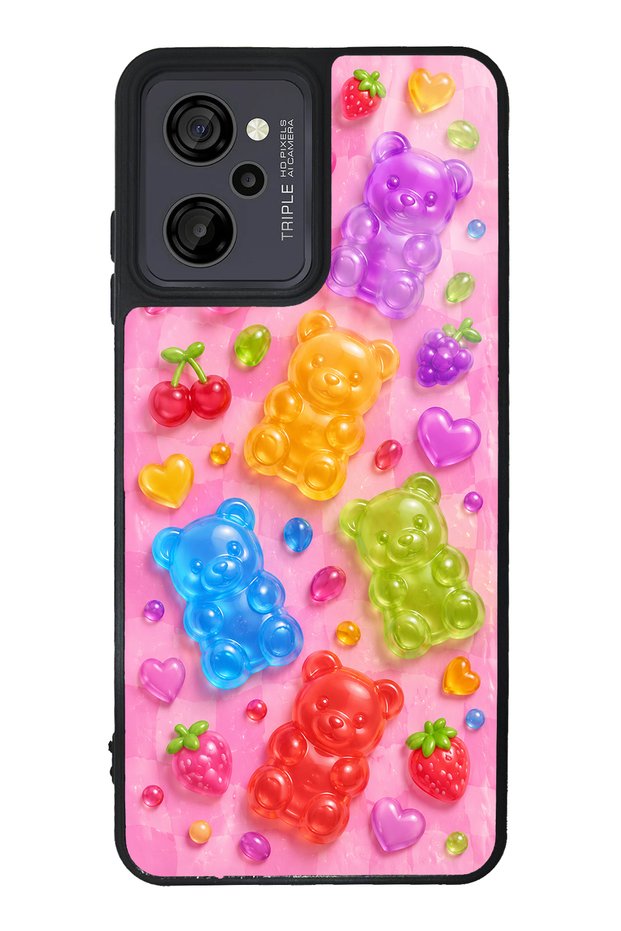Casper M40 Candy Bear Fruits Design Glossy Phone Case