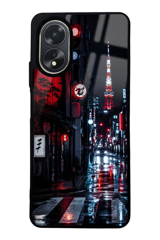 Oppo A38 Midnight Tokyo Design Glossy Phone Case