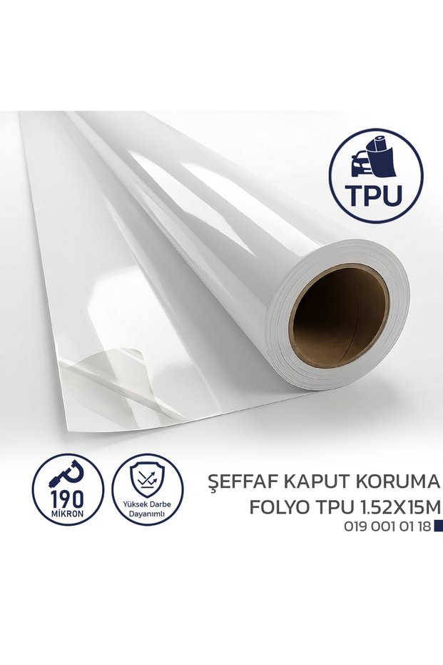 Transparent Ppf Tpu Hood Protection Film 1.52X15M