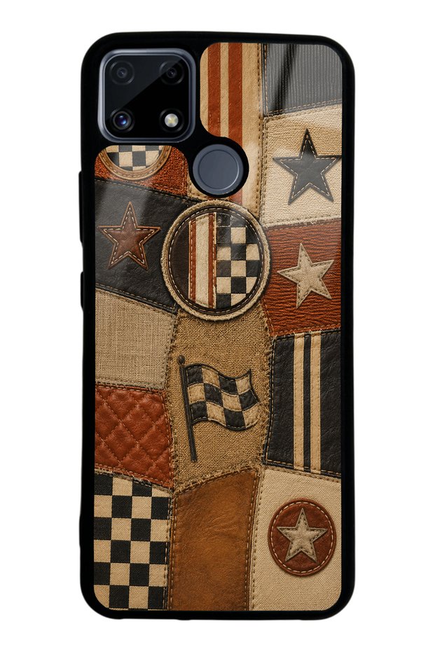 Realme C25 Racing Leather Club Design Glossy Phone Case