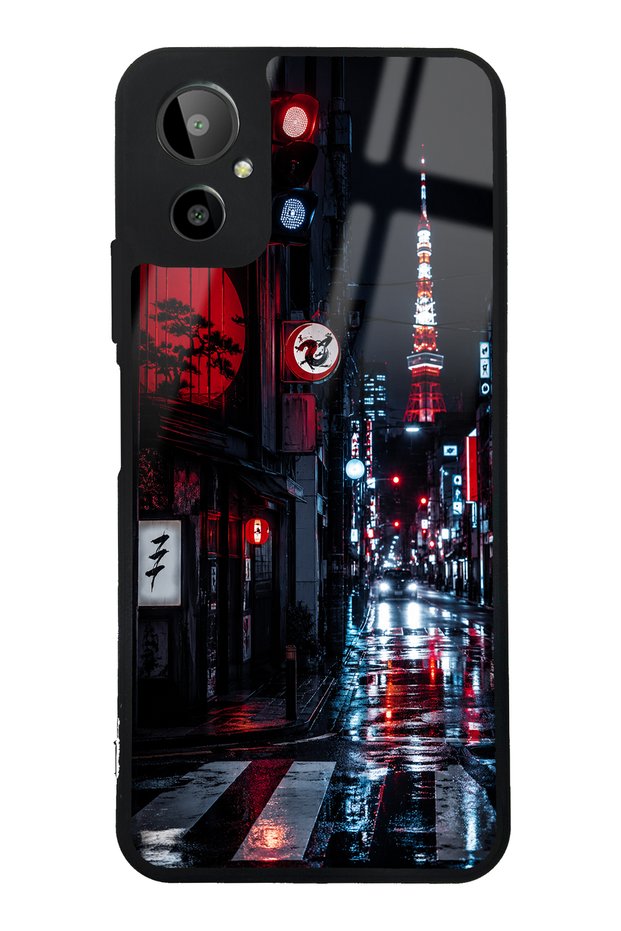 Gm 23 Se Glossy Phone Case with Midnight Tokyo Design