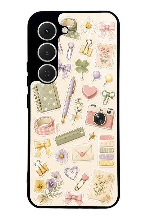 Tecno Spark 40 Pro Floral Study Notes Design Glossy Phone Case