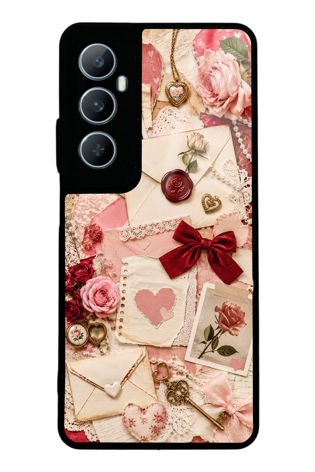 Realme C65 Love Letter Garden Design Glossy Phone Case