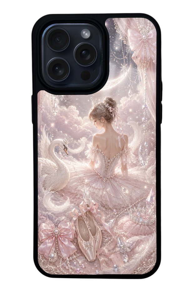 iPhone 14 Pro Max Starlight Ballerina Design Glossy Phone Case