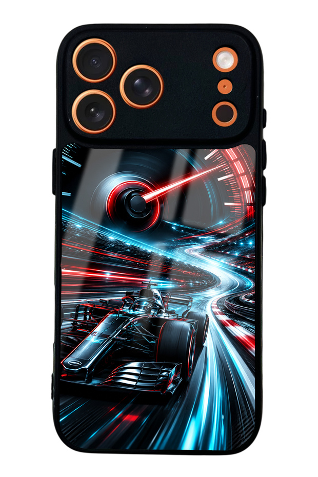 iPhone 17 Pro Max Velocity Pulse Design Glossy Phone Case