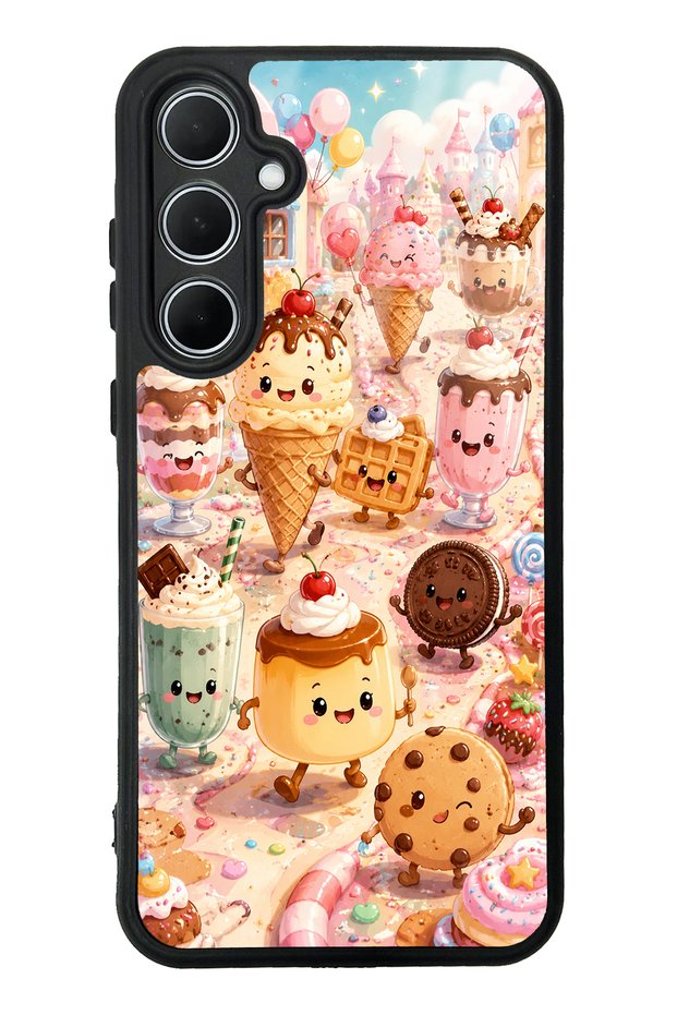 Samsung A35 Dessert Wonderland Design Glossy Phone Case