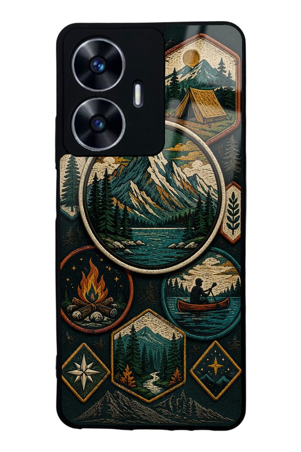 Realme C55 Summit Explorer Design Glossy Phone Case