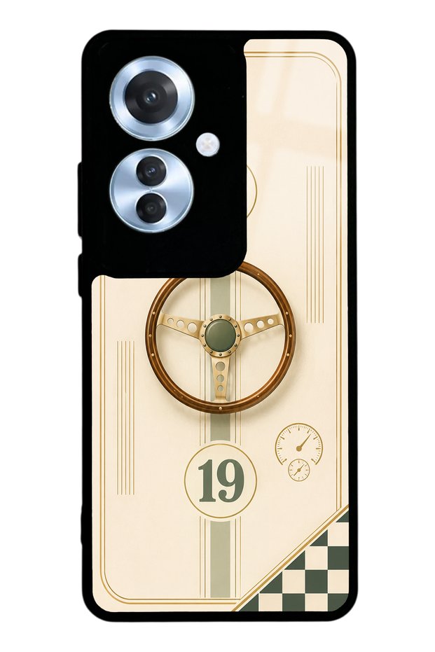 Oppo Reno 11F Classic Racer 7 Design Glossy Phone Case