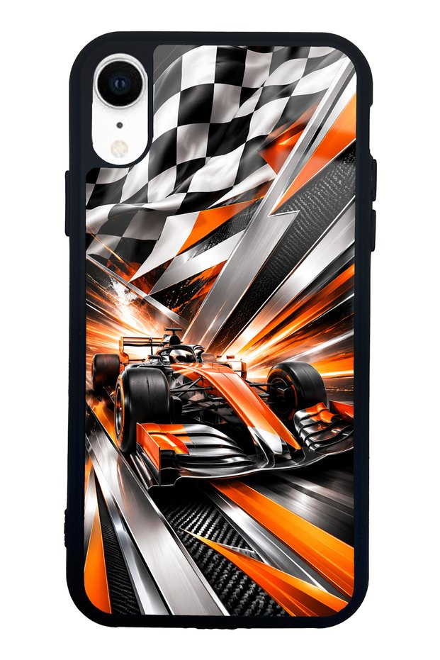 iPhone Xr Inferno Apex Design Glossy Phone Case