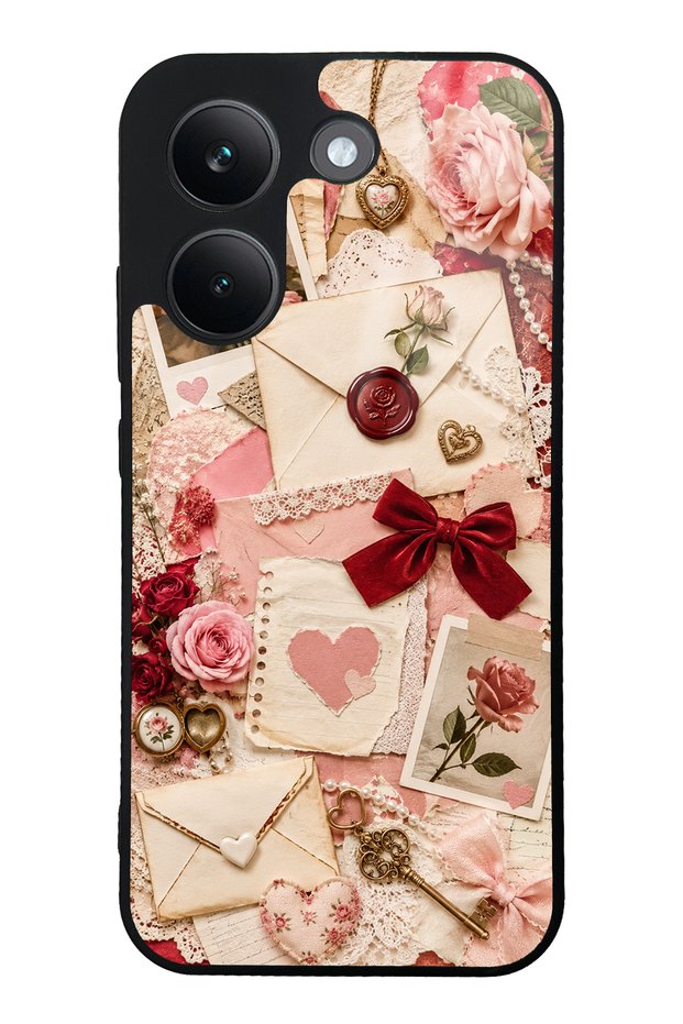 Xiaomi Poco X8 Pro Love Letter Garden Design Glossy Phone Case