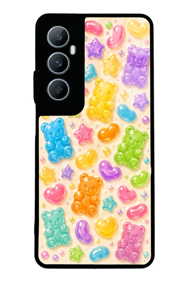 Realme C65 Sweet Bear Jelly Design Glossy Phone Case