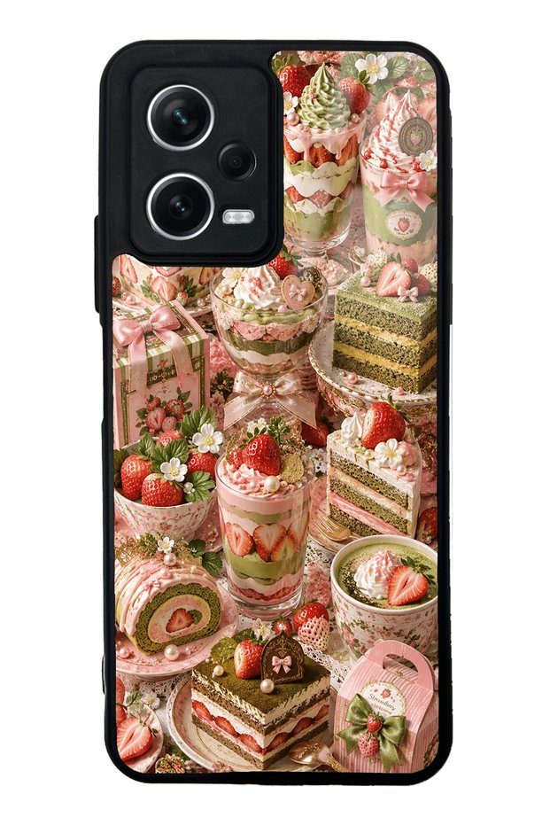 Xiaomi Redmi Note 12 5g Sweet Matcha Bakery Design Glossy Phone Case