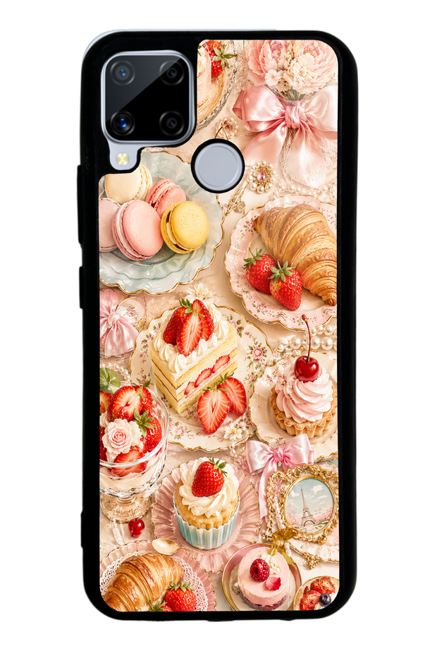Realme C15 Paris Sweet Berry Design Glossy Phone Case