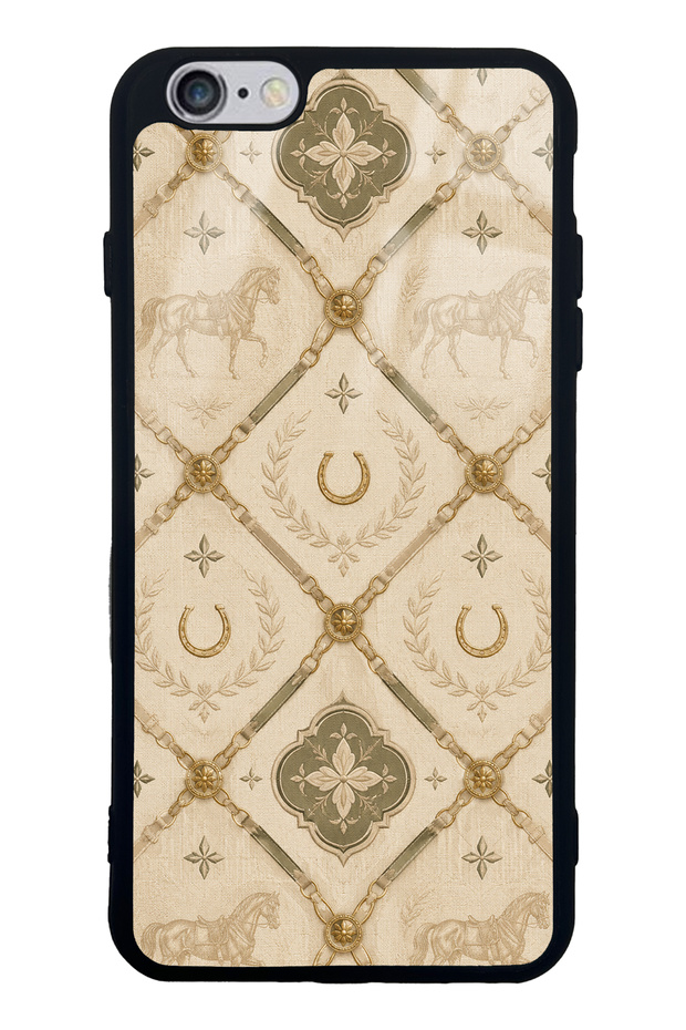 حافظة هاتف لامعة بتصميم Maison Équestre لهاتف iPhone 6 Plus