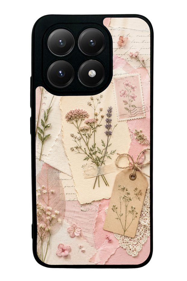 Xiaomi Mi 15t Blush Herbarium Design Glossy Phone Case