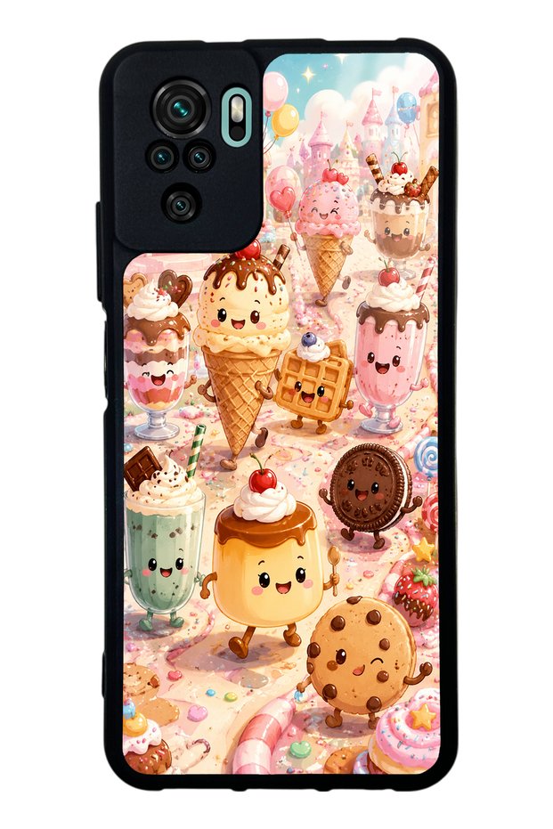Xiaomi Redmi Note 10 Dessert Wonderland Design Glossy Phone Case