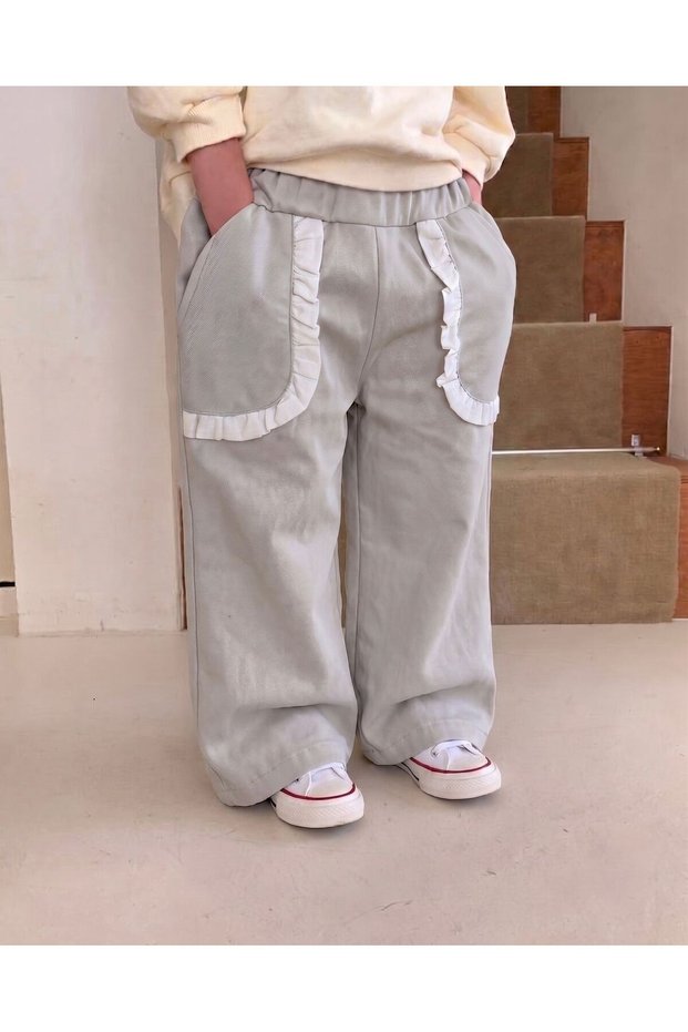 Children's Pocket Ruffled Pants