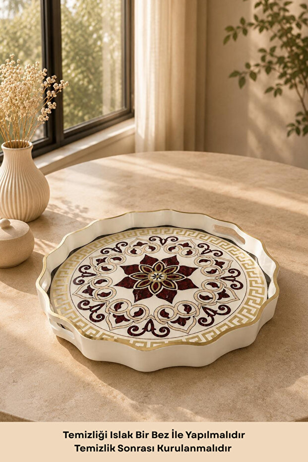 Alya Tea Coffee Breakfast and Presentation Tray 38 cm
