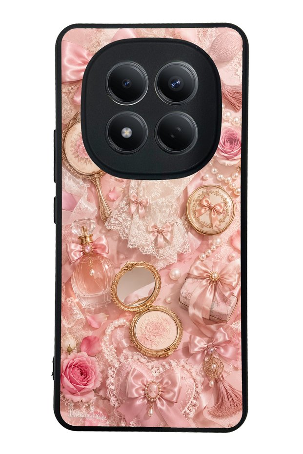 Xiaomi Redmi Note 15 Pro 4g Glossy Phone Case with Vintage Rose Vanity Design