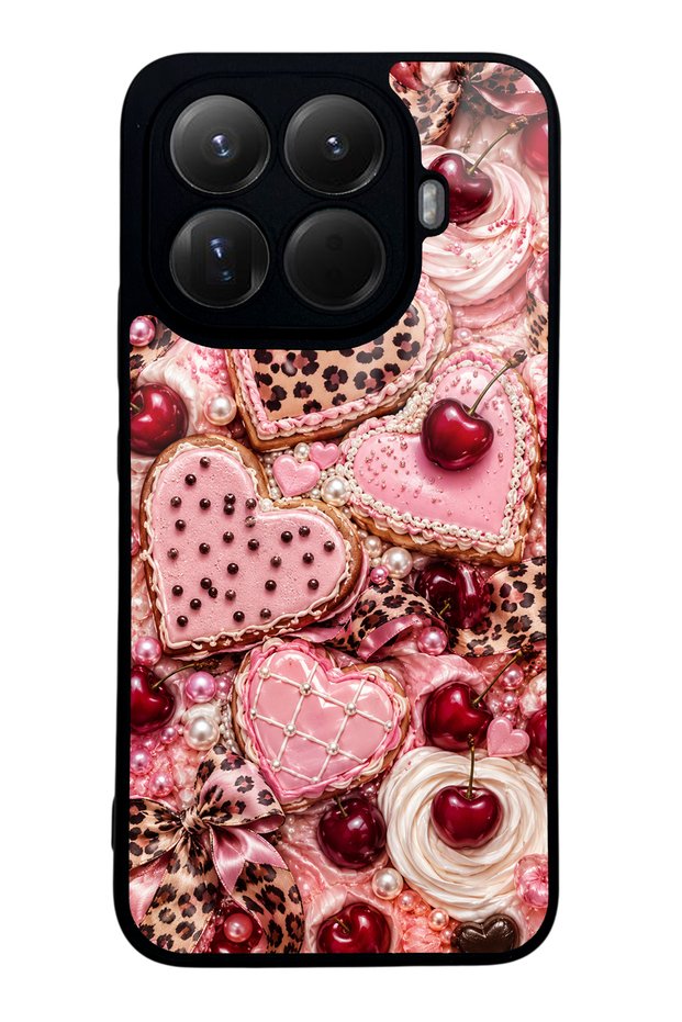 Xiaomi Mi 15t Pro Cherry Leopard Sweetheart Design Glossy Phone Case
