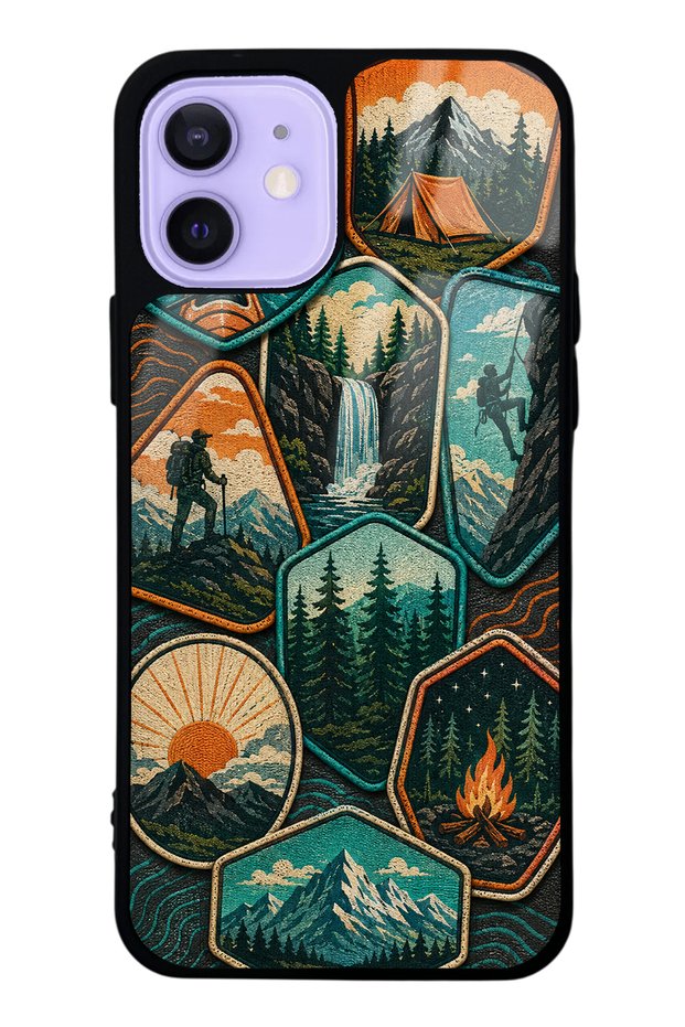 iPhone 12 Wild Horizon Design Glossy Phone Case