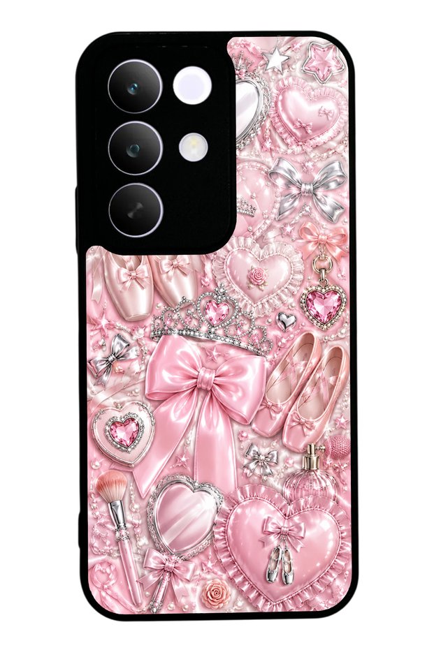 Realme C85 Royal Pink Ballet Design Glossy Phone Case