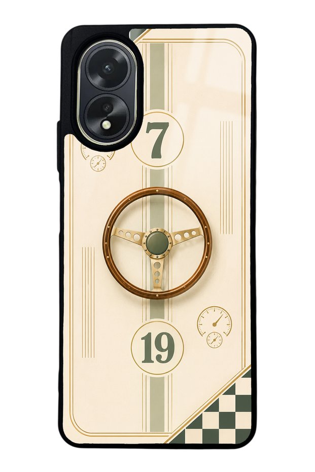 Oppo A38 Classic Racer 7 Design Glossy Phone Case