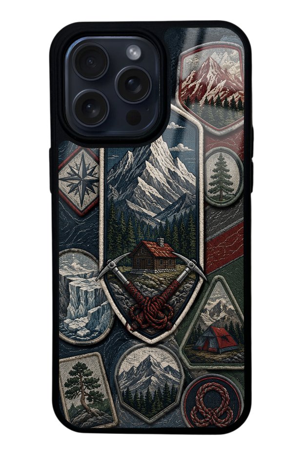 iPhone 14 Pro Max Peakbound Design Glossy Phone Case