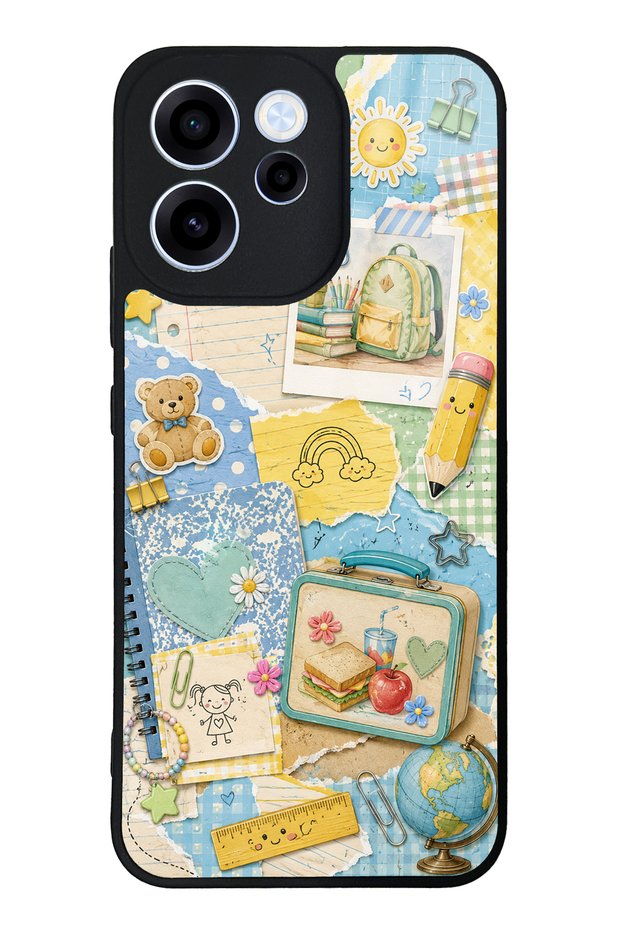Oppo Reno 15F Campus Notes Design Glossy Phone Case