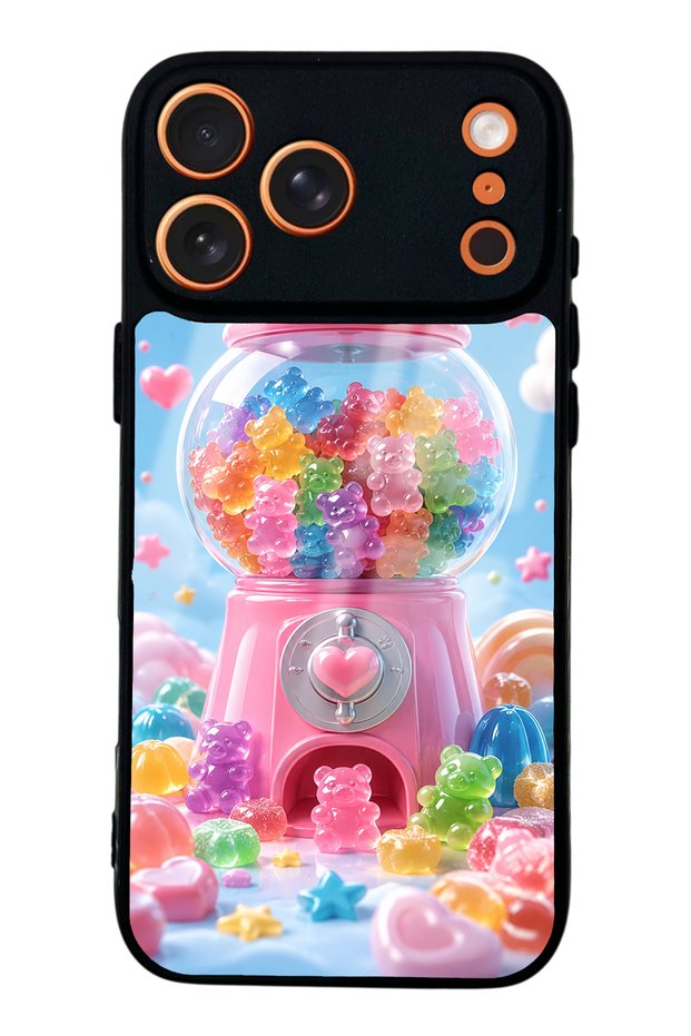 iPhone 17 Pro Candy Bear Dream Design Glossy Phone Case
