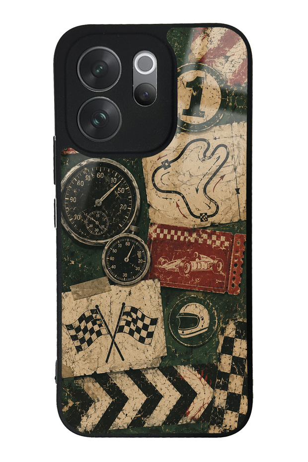 Vivo V70 Heritage Track Club Design Glossy Phone Case