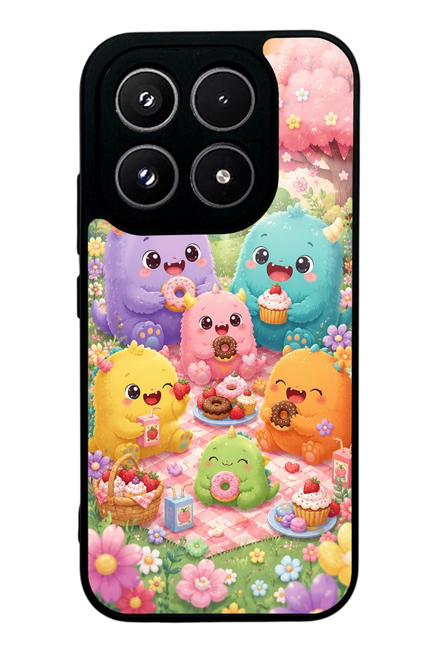 Xiaomi 17 Monster Picnic Party Design Glossy Phone Case